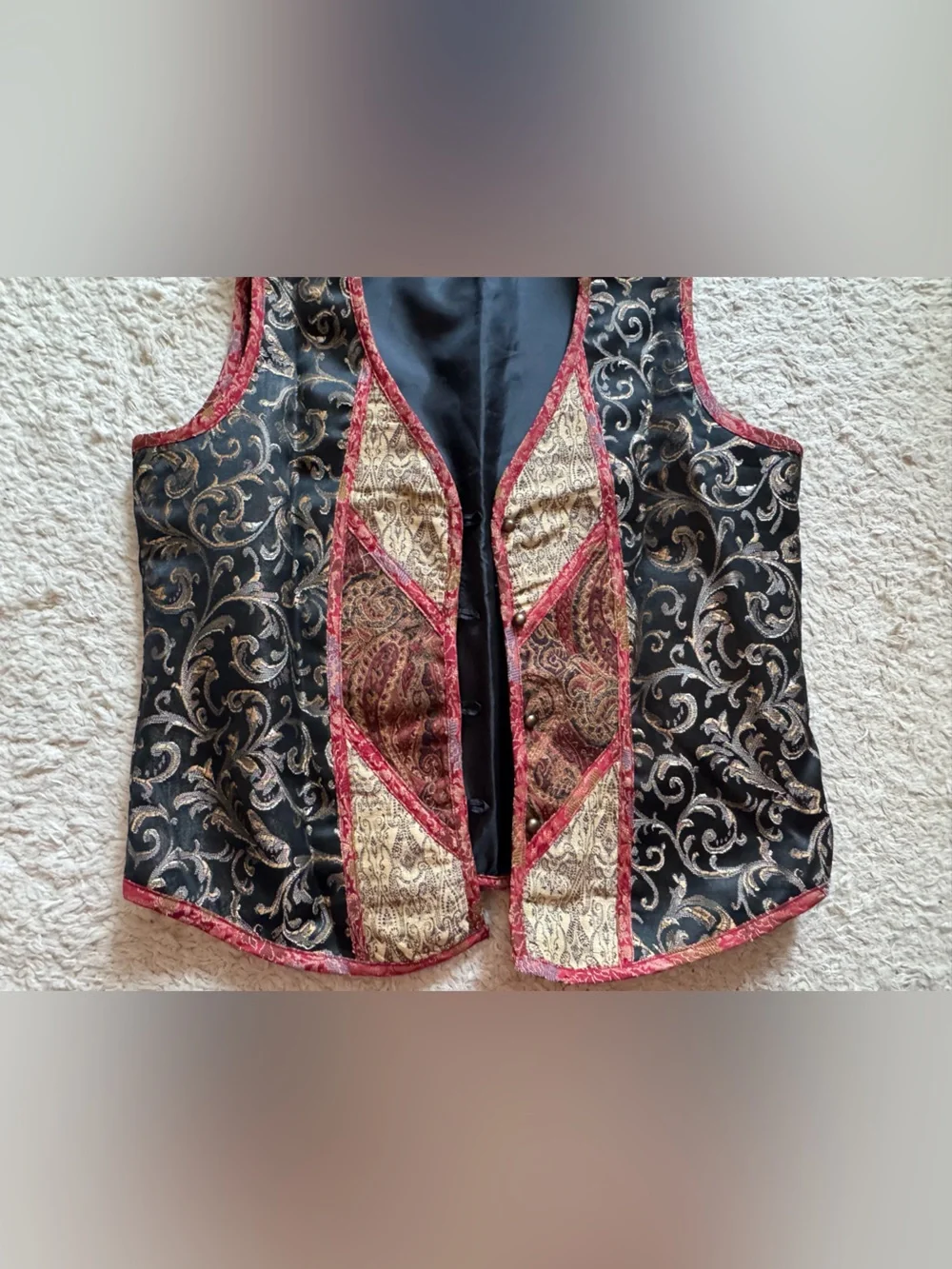Vtg white stag vest